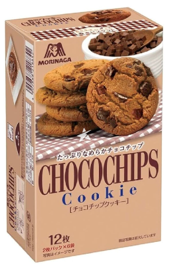 Morinaga Chocochips Cookie 12 pcs