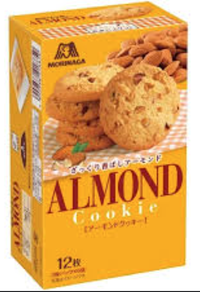 Morinaga Almond Cookies 12 pieces